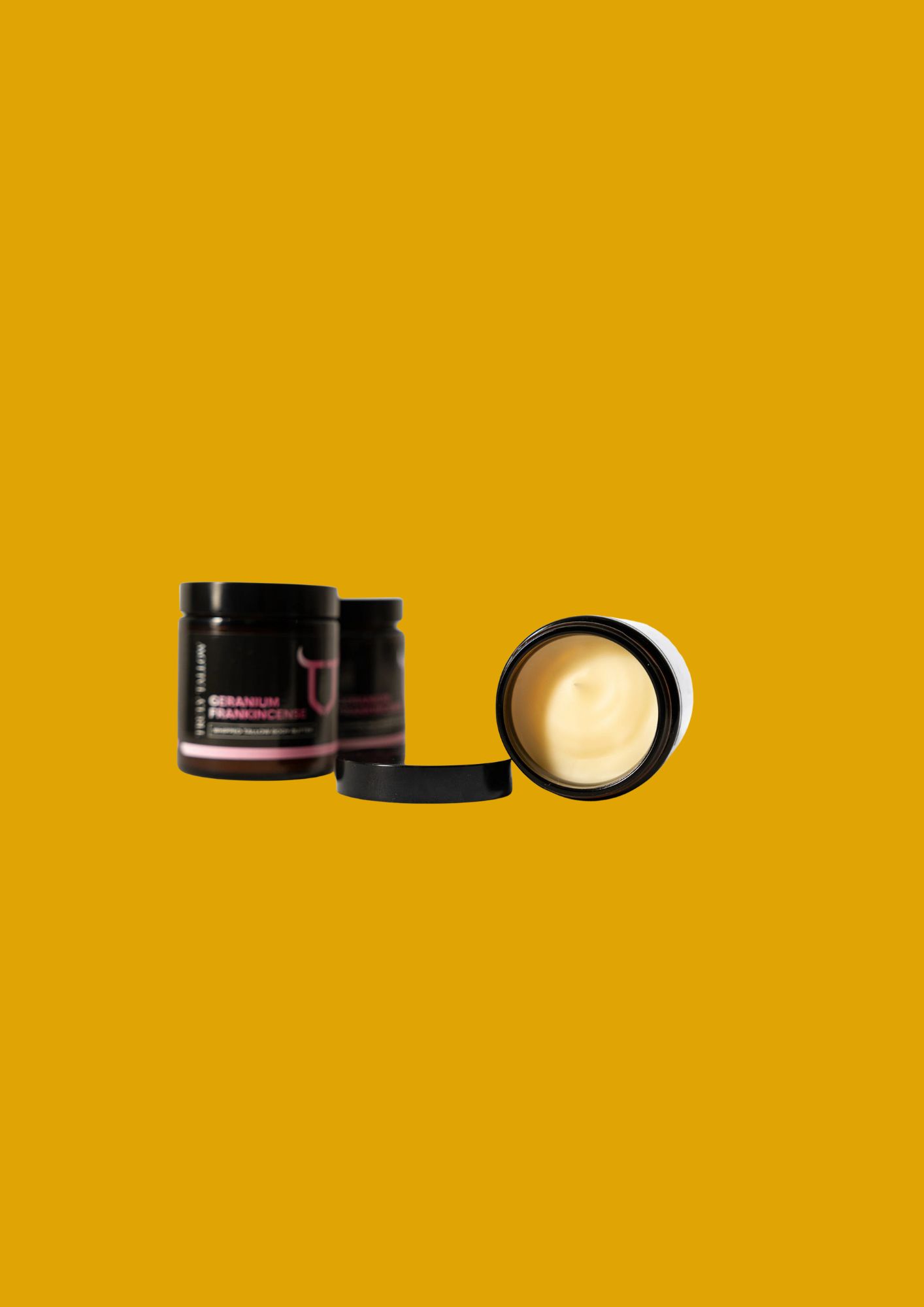 Geranium + Frankincense Whipped Tallow Body Butter 4oz